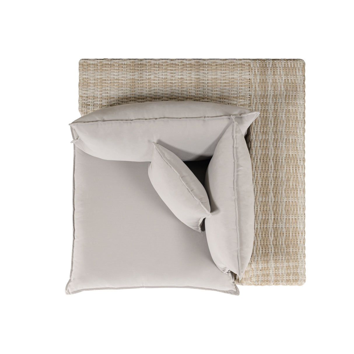 Cali Performance Fabric & Wicker Outdoor Corner Chair by TOV Furniture at Eve Furniture