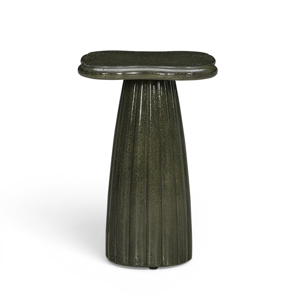 Addison Green Concrete Indoor/Outdoor Side Table by TOV Furniture at Eve Furniture