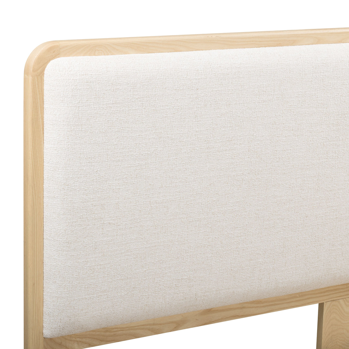Rafaelle Natural Solid Ash King Bed by TOV Furniture at Eve Furniture