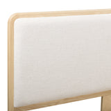 Rafaelle Natural Solid Ash King Bed by TOV Furniture at Eve Furniture