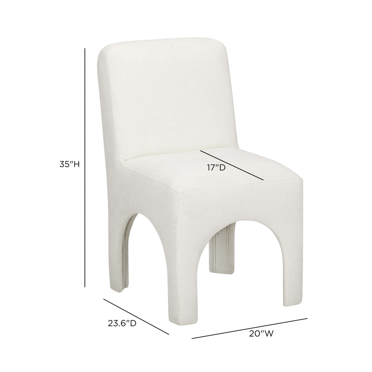 Tomlin Performance Chenille Dining Chair by TOV Furniture at Eve Furniture