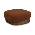 Domina Autumn Red Boucle Ottoman by TOV Furniture at Eve Furniture
