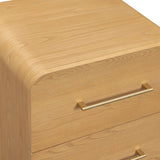 Marissa 22" Ash 2-Drawer Nightstand by TOV Furniture at Eve Furniture