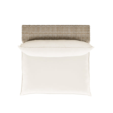 Cali Performance Fabric & Wicker Outdoor Armless Chair by TOV Furniture at Eve Furniture