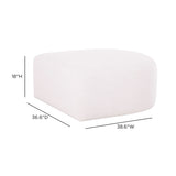 Gorge Ottoman by TOV Furniture at Eve Furniture