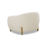 Lina Cream Performance Linen Accent Chair by TOV Furniture at Eve Furniture