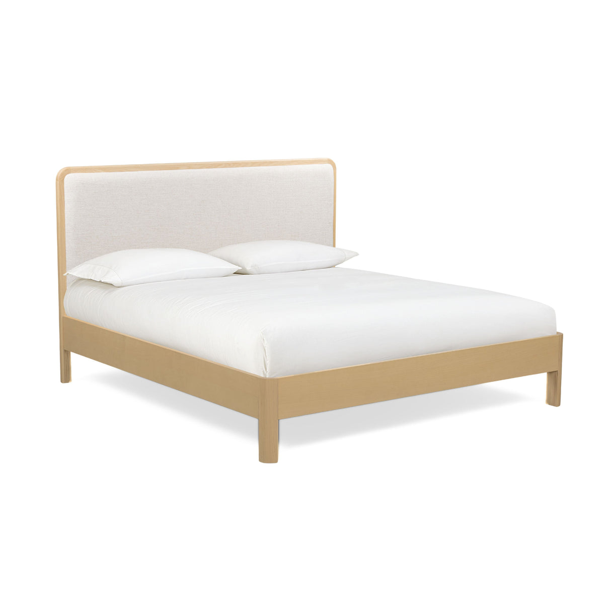 Rafaelle Natural Solid Ash King Bed by TOV Furniture at Eve Furniture