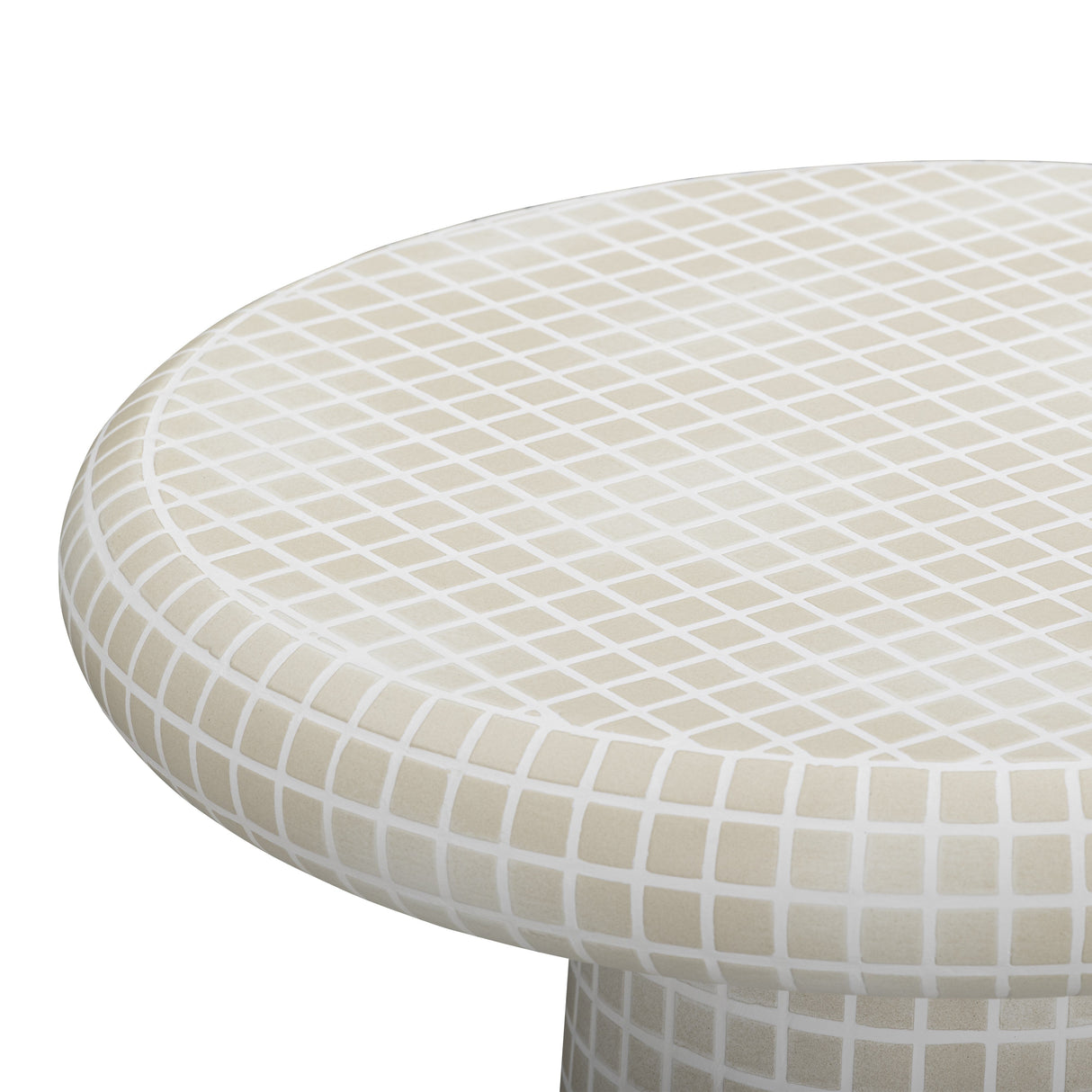 Monica Tiled Pattern Indoor/Outdoor Side Table by TOV Furniture at Eve Furniture