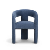 Malone Denim Blue Performance Fabric Dining Chair by TOV Furniture at Eve Furniture