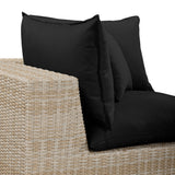 Cali Performance Fabric & Wicker Outdoor Corner Chair by TOV Furniture at Eve Furniture