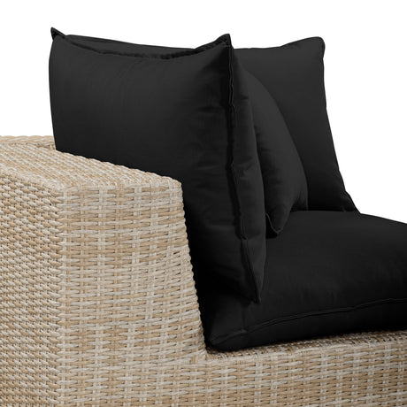 Cali Performance Fabric & Wicker Outdoor Corner Chair by TOV Furniture at Eve Furniture