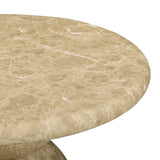 Cynthia Light Emperador Faux Marble Indoor/Outdoor Side Table by TOV Furniture at Eve Furniture