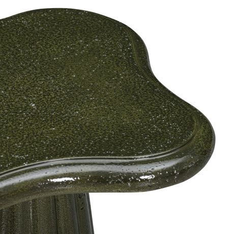 Addison 32" Green Concrete Indoor/Outdoor Coffee Table by TOV Furniture at Eve Furniture