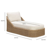 Axel Cream Boucle Outdoor Lounge Chair