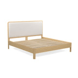 Rafaelle Natural Solid Ash King Bed by TOV Furniture at Eve Furniture