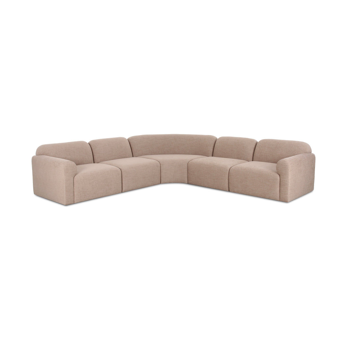 Gorge 5-Piece Modular Corner Sectional by TOV Furniture at Eve Furniture
