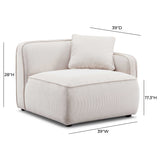 Travie Modular Corner Armchair