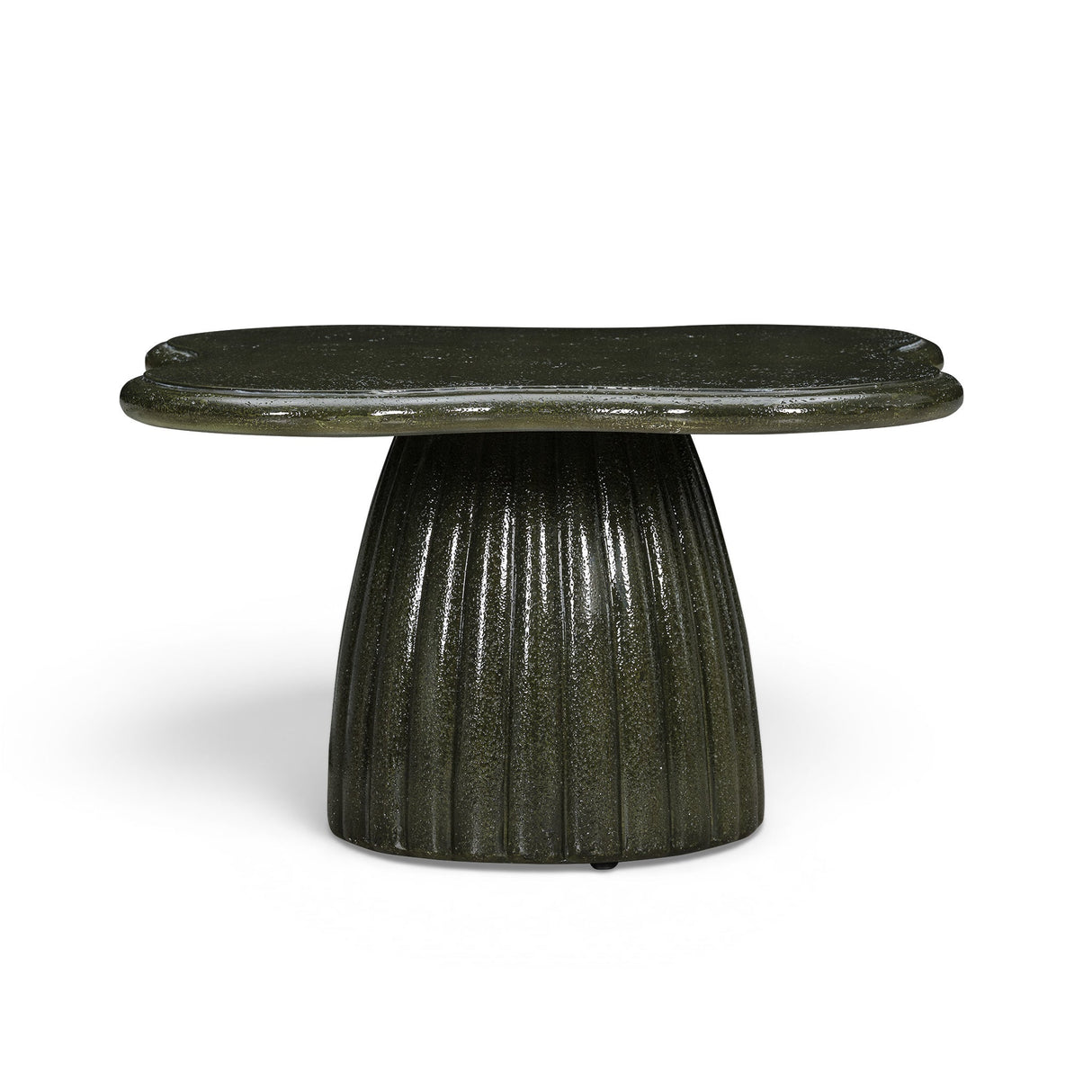 Addison 32" Green Concrete Indoor/Outdoor Coffee Table by TOV Furniture at Eve Furniture