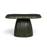 Addison 32" Green Concrete Indoor/Outdoor Coffee Table by TOV Furniture at Eve Furniture