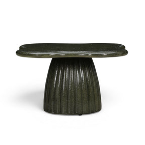 Addison 32" Green Concrete Indoor/Outdoor Coffee Table by TOV Furniture at Eve Furniture