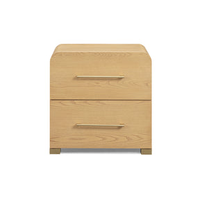 Marissa 22" Ash 2-Drawer Nightstand by TOV Furniture at Eve Furniture