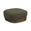 Domina Kale Green Boucle Ottoman by TOV Furniture at Eve Furniture