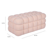 Anita 39" Faux Shearling Storage Bench With Reversible Tray Top