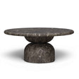 Cynthia 36" Dark Emperador Faux Marble Indoor/Outdoor Coffee Table by TOV Furniture at Eve Furniture