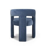 Malone Denim Blue Performance Fabric Dining Chair by TOV Furniture at Eve Furniture