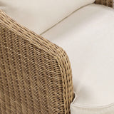 Axel Cream Boucle Outdoor Accent Chair