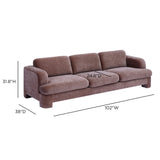 Halsey Textured Fabric Sofa