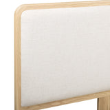 Rafaelle Natural Solid Ash Queen Bed by TOV Furniture at Eve Furniture