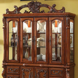 Medieve Antique Oak Hutch & Buffet by Furniture of America at Eve Furniture