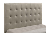 Medley Tan Genuine Leather Queen Panel Platform Bed by Coaster at Eve Furniture