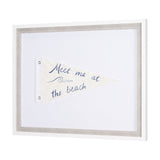 Meet Me at The Beach by Mercana Studio Hand Embellished Textured Framed Art Print Matted under Glass by Mercana at Eve Furniture