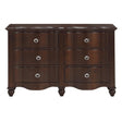 Meghan Espresso Dresser by Homelegance at Eve Furniture