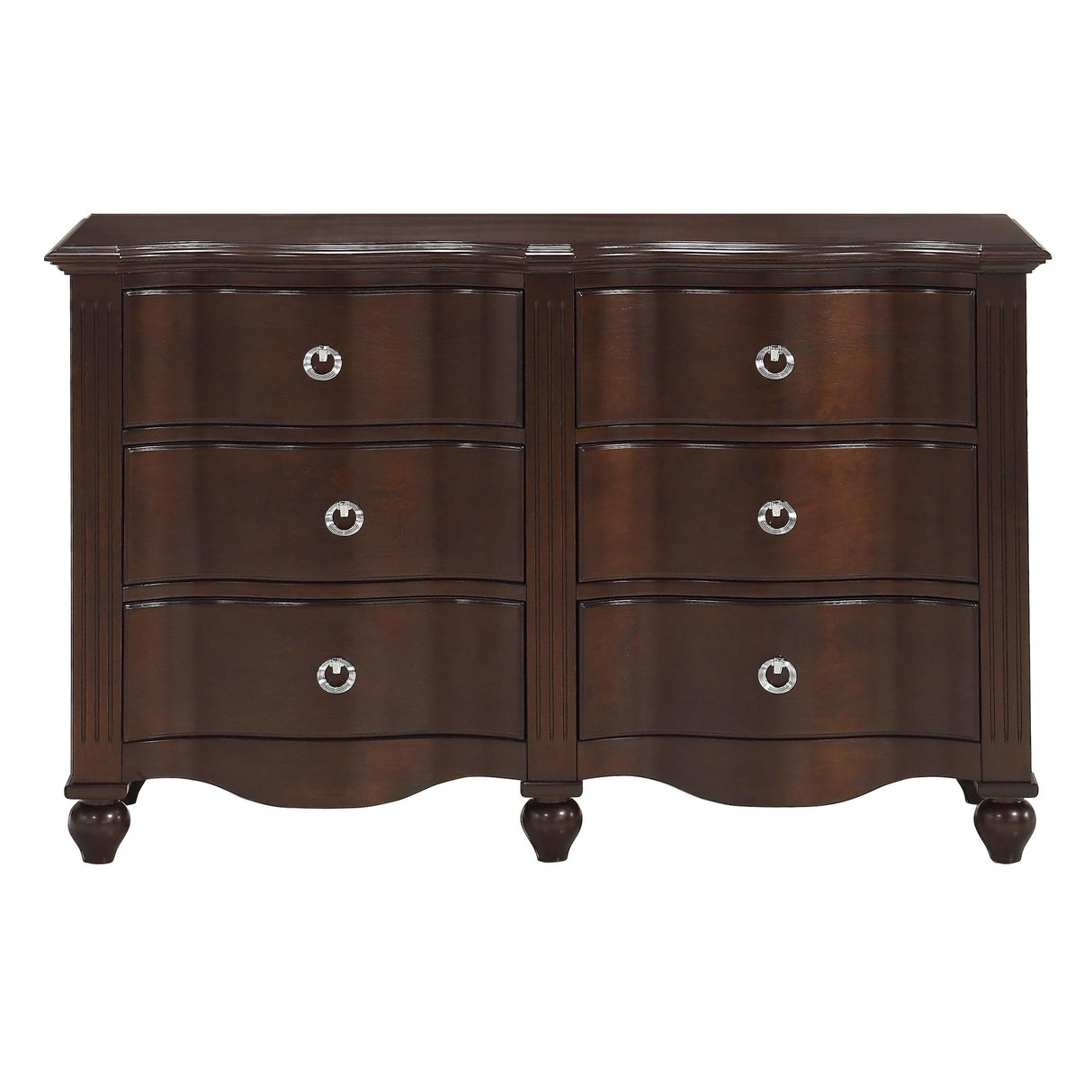 Meghan Espresso Dresser by Homelegance at Eve Furniture