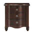 Meghan Espresso Nightstand by Homelegance at Eve Furniture
