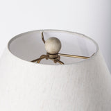 Mehdi Cream Ceramic Table Lamp by Mercana at Eve Furniture