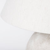 Mehdi Cream Ceramic Table Lamp by Mercana at Eve Furniture