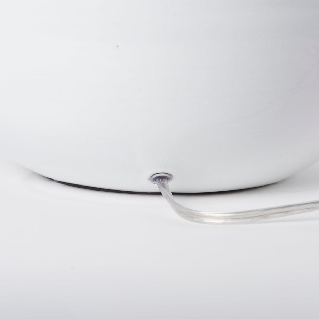 Mehdi White Ceramic Table Lamp by Mercana at Eve Furniture