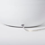 Mehdi White Ceramic Table Lamp by Mercana at Eve Furniture