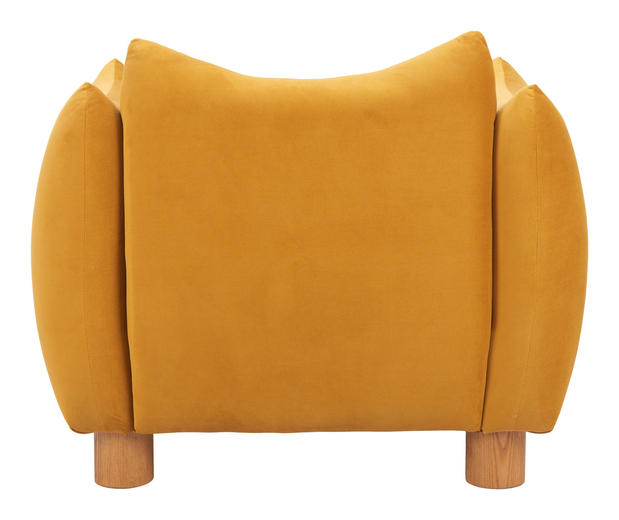 Meia Mustard Accent Chair by Zuomod at Eve Furniture