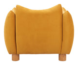 Meia Mustard Accent Chair by Zuomod at Eve Furniture
