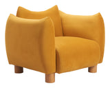 Meia Mustard Accent Chair by Zuomod at Eve Furniture