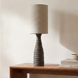 Meili Dark Brown/Natural Table Lamp by MOES at Eve Furniture