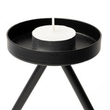 Meira Black Metal Seven Votive Table Candle Holder by Mercana at Eve Furniture