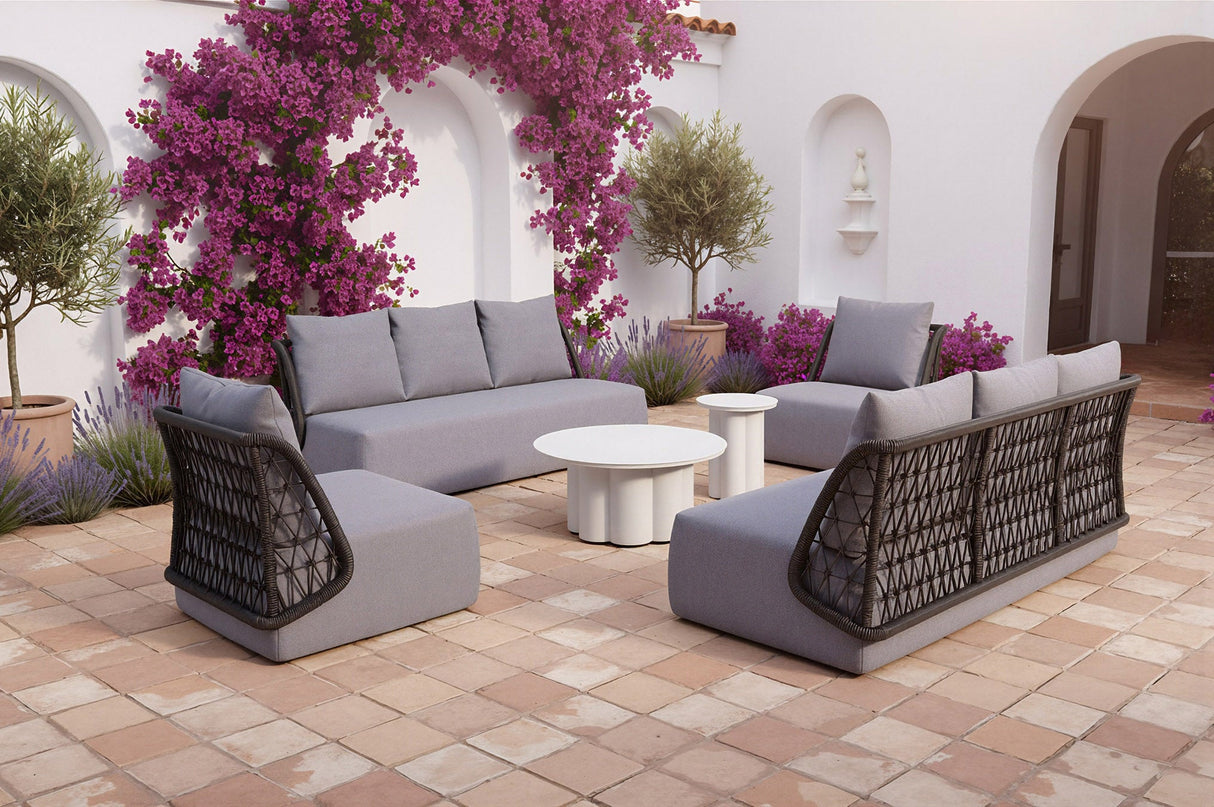 Mekan Gray Outdoor Accent Chair by Zuomod at Eve Furniture