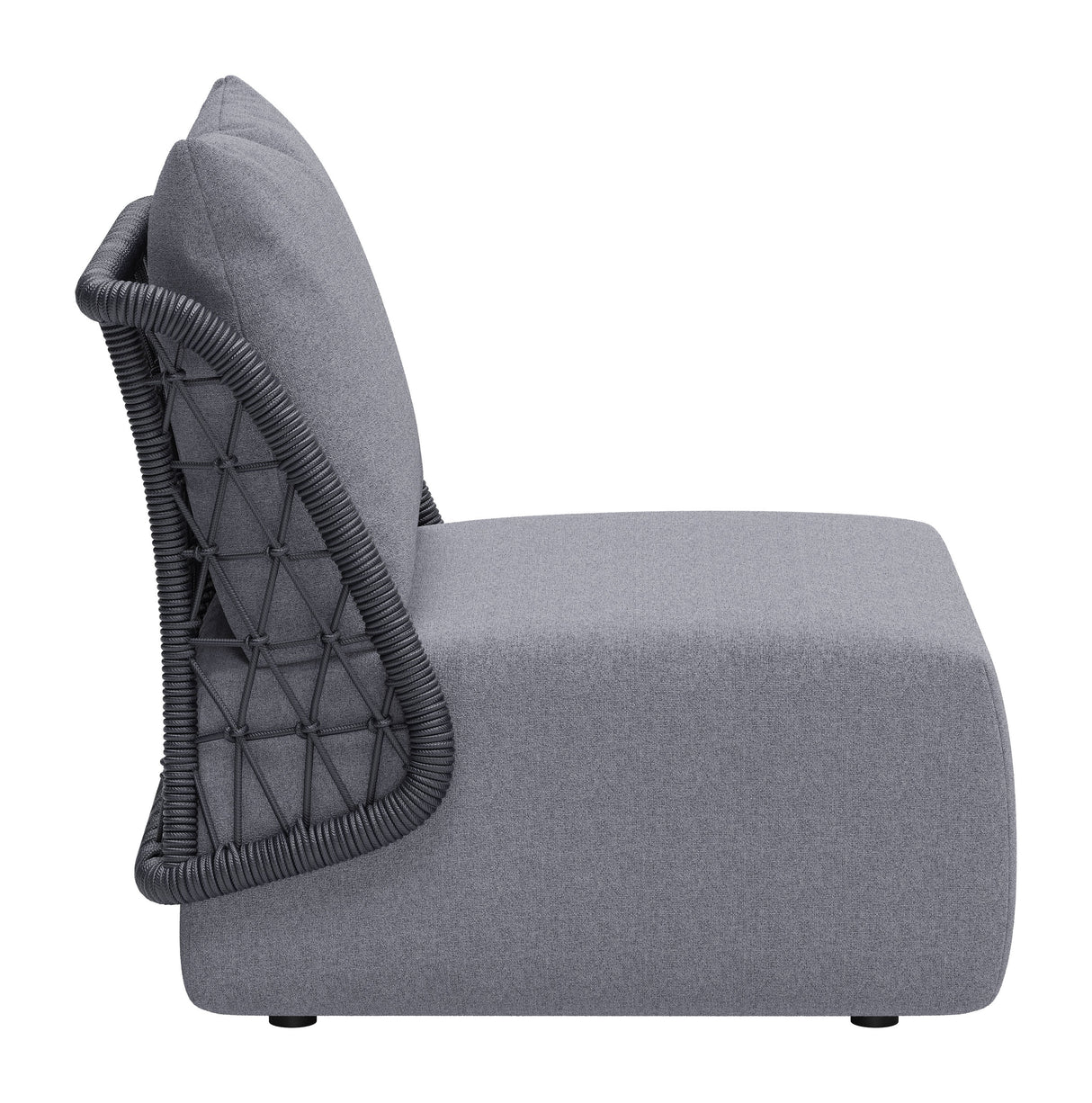 Mekan Gray Outdoor Accent Chair by Zuomod at Eve Furniture