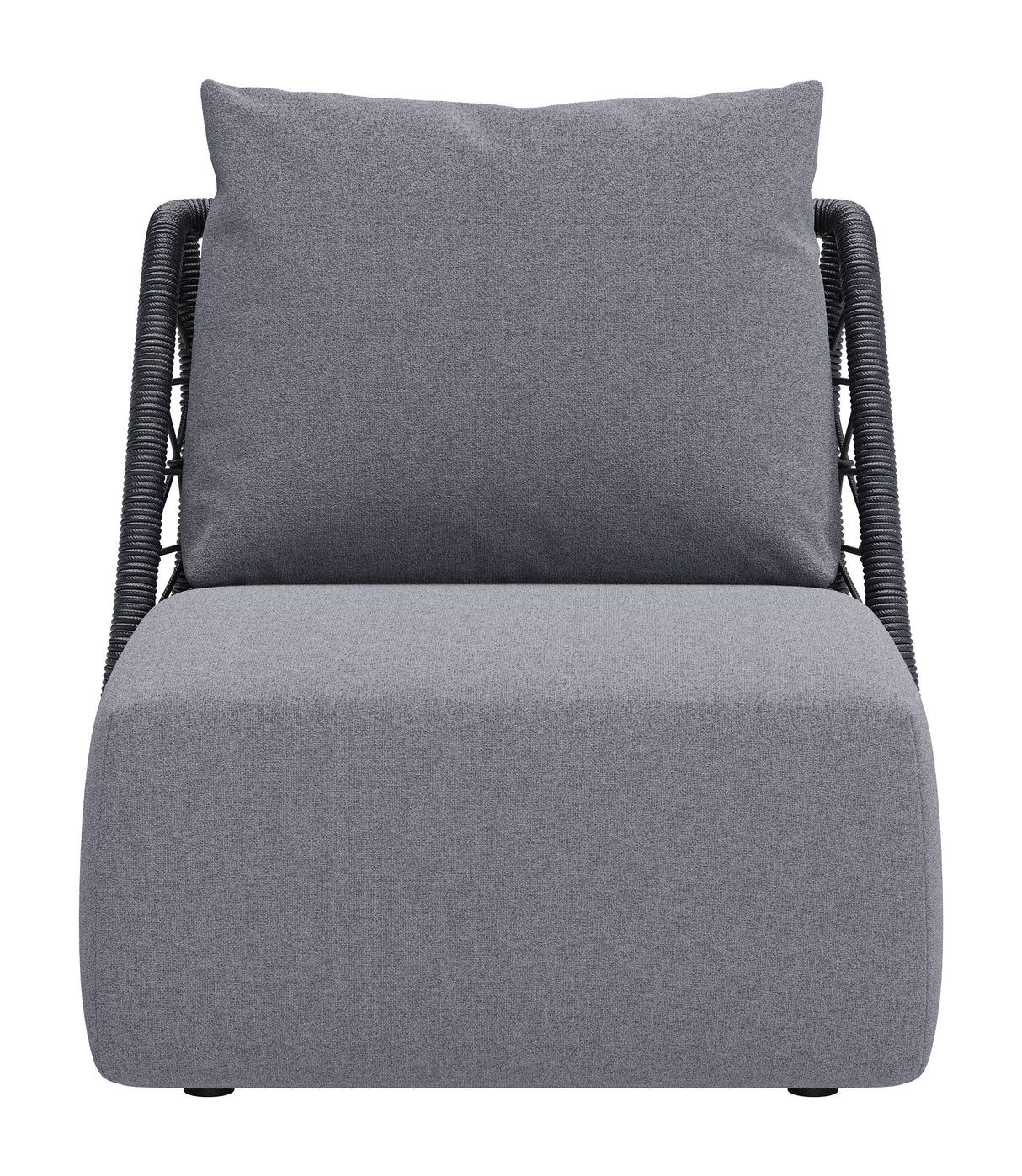 Mekan Gray Outdoor Accent Chair by Zuomod at Eve Furniture